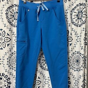 FIGS Zamora joggers in capri blue
